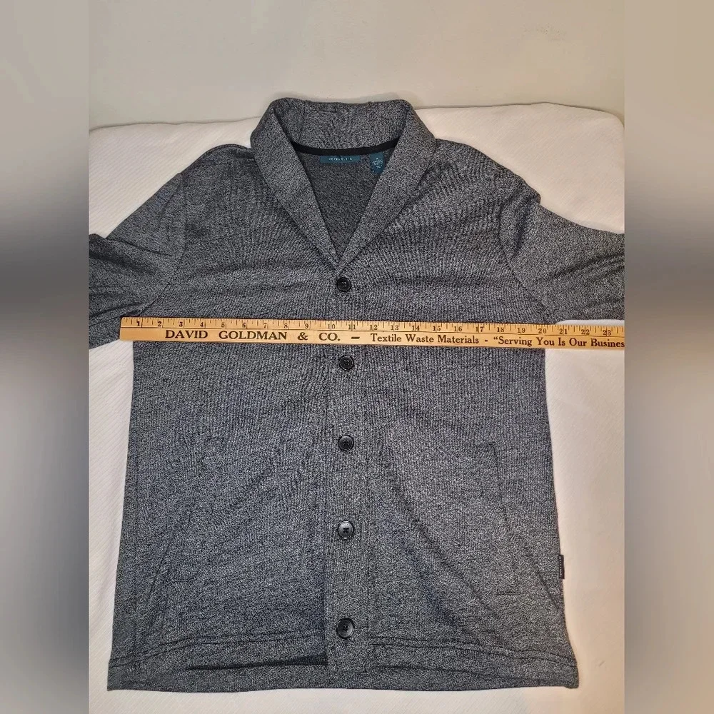 Perry Ellis Cotton Blend Button Down Cardigan sz S